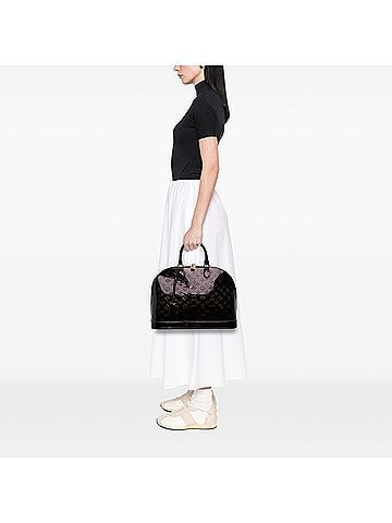 Louis Vuitton Monogram Vernis Alma GM (view 2)