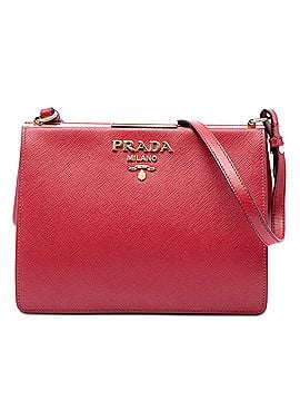 Prada Saffiano and City Calf Light Frame Crossbody (view 1)