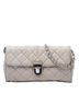 Prada 100% Nylon Gray Impuntu Tessuto Chain Crossbody One size - photo 1