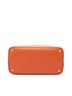 Prada 100% Leather Orange Medium Saffiano Cuir Double Handle Satchel One size - photo 4