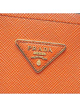 Prada Medium Saffiano Cuir Double Handle Satchel (view 2)