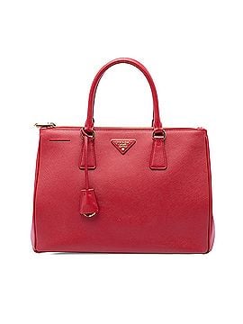 Prada Large Saffiano Lux Galleria Double Zip Tote (view 1)