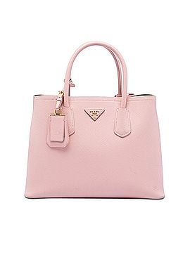 Prada Medium Saffiano Cuir Double Satchel (view 1)
