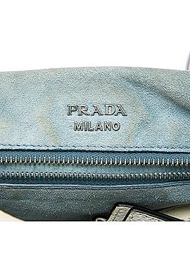 Prada Glace Calfskin Studded Etiquette Flap (view 2)