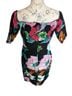 Milly Floral Multi Color Cocktail Dress Size 8 - photo 2