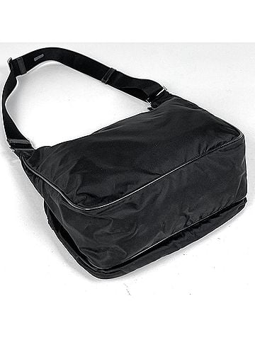 Prada Prada PRADA Logo Plate Shoulder Bag Nylon Nero (Black) Women's (view 2)