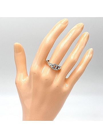 Hermès Hermes women's ring, Chaine d'Ancre design, accessory, jewelry, small item, HERMES, 925 sterling silver, approximately 3.2g (view 2)