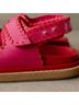 ALOHAS 100% Leather Color Block Red Pink Sandals Size EU 37 - photo 4