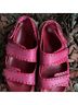 ALOHAS 100% Leather Color Block Red Pink Sandals Size EU 37 - photo 9