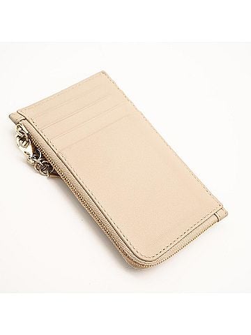 Christian Dior Christian Dior Cannage Lambskin Lady Cosmos Zip Card Holder S0965ONMJ Wallet/Coin Case Beige Women's (view 2)