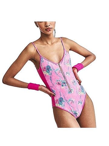 LoveShackFancy x Beach Riot Cheryl One Piece One Piece Swimsuit (view 1)