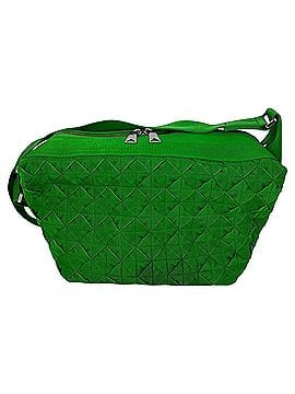 Bottega Veneta Bottega Veneta Intrecciato Green Webbing Crossbody Bag (view 1)