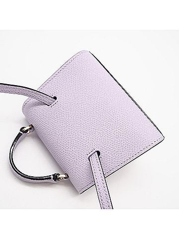 Valextra Valextra Iside Belt Mini Bag SGES0061028 Shoulder Purple Calf Leather Women's (view 2)