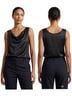 Escada 100% Silk Black Sleeveless Blouse Size 14 - photo 1