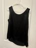 Escada 100% Silk Black Sleeveless Blouse Size 14 - photo 3