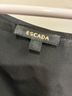 Escada 100% Silk Black Sleeveless Blouse Size 14 - photo 4
