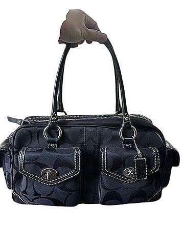 Coach Signature Gallery Pocket Satchel Satchel (view 1)