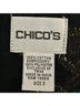 Chico's 100% Cotton Floral Black Blue Red Jacket Size 1X - photo 8