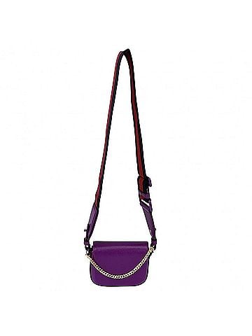 Gucci Gucci Women's Mini Horsebit 1955 Handbag Shoulder Bag Crossbody GUCCI 726863 Leather Purple Gold Hardware (view 2)