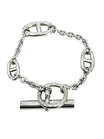 Hermès Hermes bracelet for men and women, Chaine d'Ancre Farandole design, made of 925 sterling silver, approximately 25.0g. (view 1)