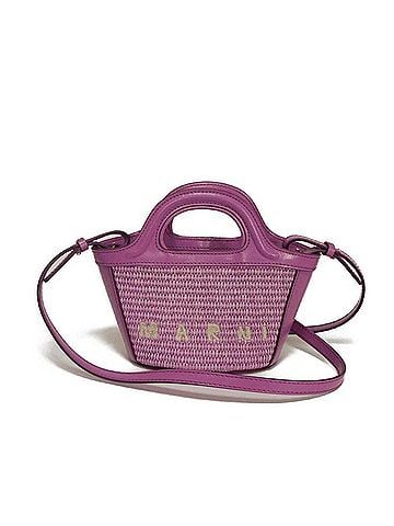 MARNI Marni Tropicalia Micro Bag 2-Way Shoulder RFID Logo Light Lilac BMMP0067Q0 P3860 00C04 Women's (view 1)