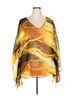 Kaelyn-Max 100% Polyester Gold Kaelyn Max 3/4 Sleeve Blouse Size 2X - photo 1