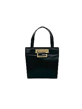 Gucci GUCCI Vintage Old Gucci G Logo Hardware Leather Handbag Mini Tote Bag Black 54319 (view 1)
