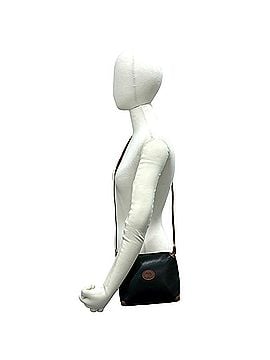 Gucci GUCCI Vintage GG Logo Leather Mini Shoulder Bag/Pouch (Black/Brown) 67820 (view 2)