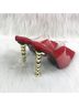Cape Robbin 100% Faux Leather Solid Red Heels Size 6 - photo 6