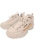 FILA 100% Leather White Gold Sneakers Size 9 - photo 1