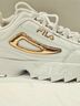 FILA 100% Leather White Gold Sneakers Size 9 - photo 3