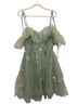 Zapara 100% Polyester Green Cocktail Dress Size L - photo 1