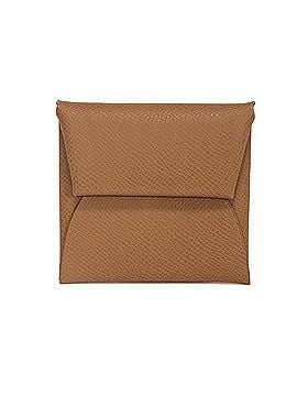 Hermès Hermes Bastia Verso Coin Case, Peppermint &amp; Pastel Brown Bicolor, Veau Epsom Leather, Arzan, H078477CKAV, W Stamp, Men's Women's. (view 1)