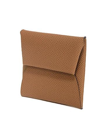 Hermès Hermes Bastia Verso Coin Case, Peppermint &amp; Pastel Brown Bicolor, Veau Epsom Leather, Arzan, H078477CKAV, W Stamp, Men's Women's. (view 2)