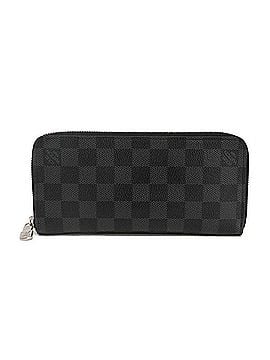 Louis Vuitton Louis Vuitton Zippy Wallet Vertical New Model Logo RFID IC Round Zipper Damier Graphite Noir N63095 Men's (view 1)