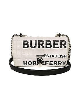 Burberry Burberry BURBERRY Shoulder Bag Small Laura Horseferry Crossbody Chain Quilted Black TB Logo White 8029311 Men's Women's (view 1)