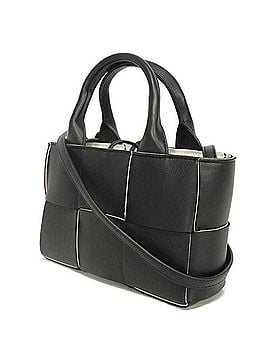 Bottega Veneta Bottega Veneta Candy Arco Tote Bag, White, 2-Way, RFID-Free, IC-Proof, Maxi, Intrecciato, Black, 729029 VMAY3 1283, Men's &amp; Women's (view 2)