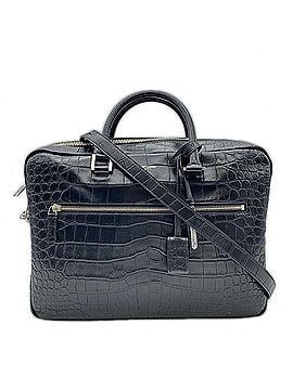 Yves Saint Laurent YVES SAINT LAURENT Leather Sac de Jour Souple Briefcase 1656670 Business Bag Black Women's (view 1)