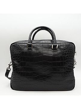 Yves Saint Laurent YVES SAINT LAURENT Leather Sac de Jour Souple Briefcase 1656670 Business Bag Black Women's (view 2)