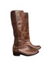 Cole Haan 100% Leather Solid Brown Gold Boots Size 8 - photo 1