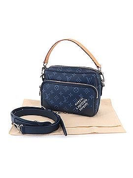 Louis Vuitton Louis Vuitton Monogram Heritage Nile 2-way Hand/Shoulder Handbag Ocean M26823 RFID (view 2)