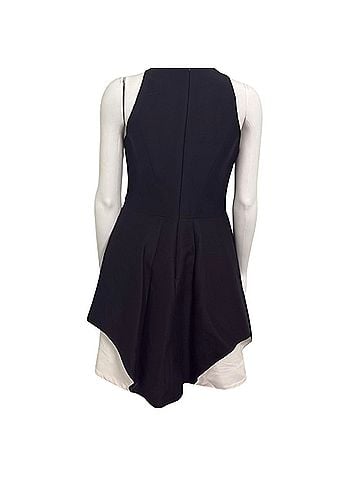 Halston Heritage Sculptural Fit &amp; Flare Dress Cocktail Dress (view 2)