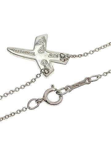 Tiffany & Co. Tiffany Kiss Necklace, Silver, Women's, TIFFANY&amp;Co. (view 2)
