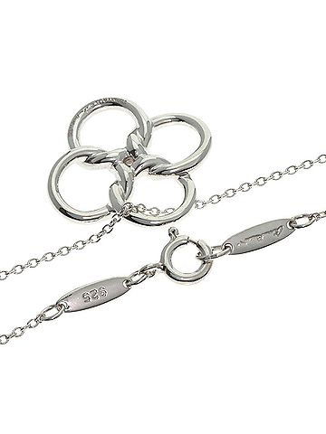 Tiffany & Co. Tiffany &amp; Co. Quadrofolio Necklace, Silver, Women's. (view 2)