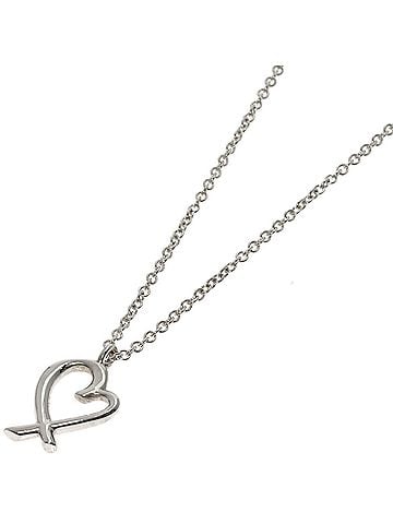 Tiffany & Co. Tiffany &amp; Co. Loving Heart Mini Necklace, Silver, Women's. (view 1)