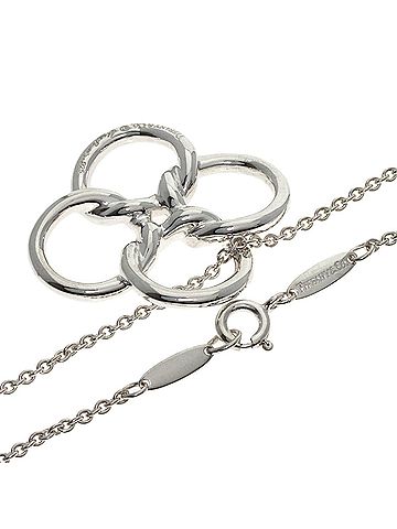 Tiffany & Co. Tiffany &amp; Co. Quadro Folio Necklace, Silver, Women's. (view 2)