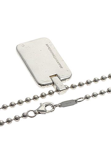 Tiffany & Co. Tiffany &amp; Co. Atlas Tag Necklace, Silver, Women's. (view 2)