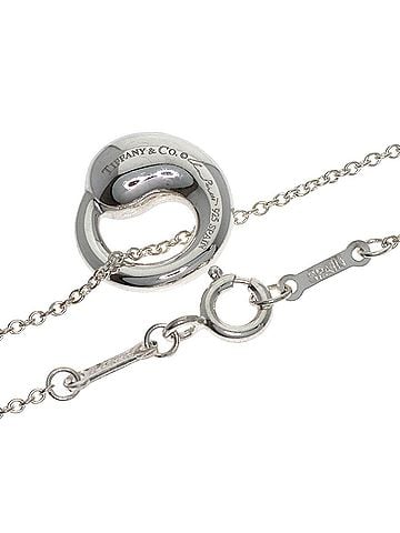 Tiffany & Co. Tiffany &amp; Co. Eternal Circle Necklace, Silver, Women's. (view 2)