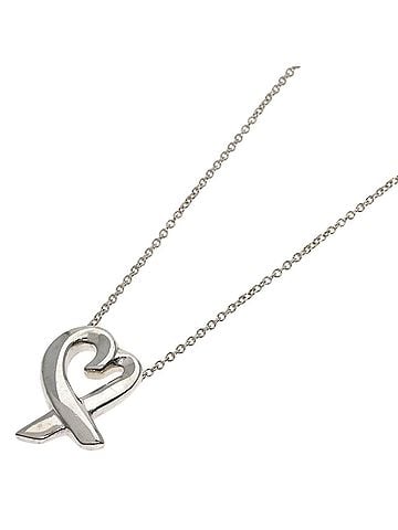 Tiffany & Co. Tiffany &amp; Co. Loving Heart Necklace, Silver, Women's. (view 1)