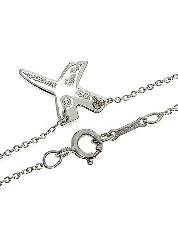 Tiffany & Co. Tiffany Kiss Necklace, Silver, Women's, TIFFANY&amp;Co. (view 2)